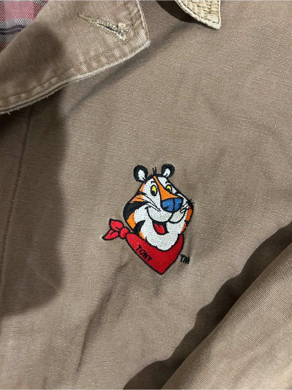 Vintage Disney Tigger Embroidered Dunbrooke Upstream Jacket Brown Workwear - Picture 4 of 10